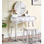 Ensemble coiffeuse et tabouret Liannon-2047896967