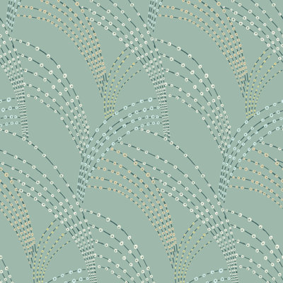 Sea Grass - Seafoam Green Wallpaper