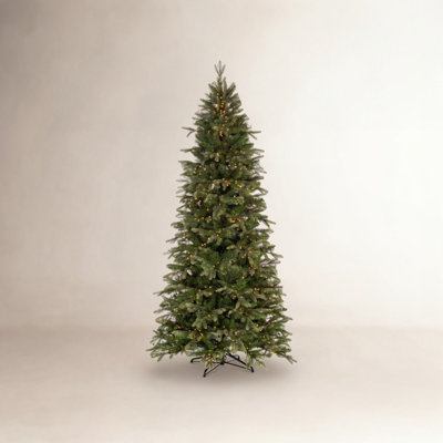 Slim Pre-Lit Fir Christmas Tree