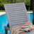 Grey Outdoor Lounge Chair Set, 5-Position Adjustable Sunbathing Lounge Chair, Waterproof, Lightweight, Suitable For Lawns And Pools.-1285348679