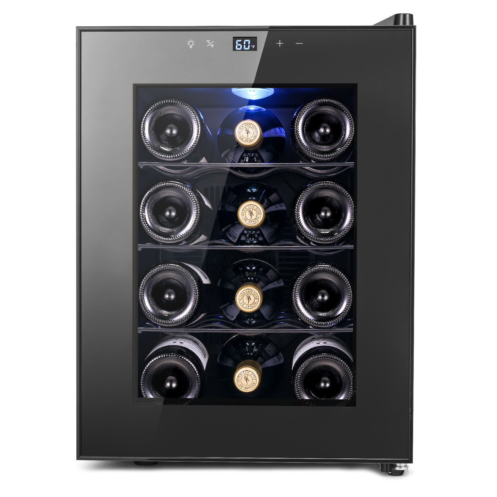 YEEGO 12-bottle Freestanding Wine Cooler | Fridge.com