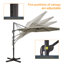 Parasol en porte-à-faux 120 po Landers-1474450423