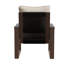 Chaise en osier de bois avec coussins-108804216