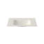 Plateau de meuble-lavabo simple en résine 39 po avec lavabo-107788833
