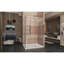 Cabine de douche coulissante sans cadre en acier inoxydable brossé et verre transparent DreamLine Enigma-X P 34 1/2 po x l 48 3/8 po x H 76 po-85571393-131231144-131231147