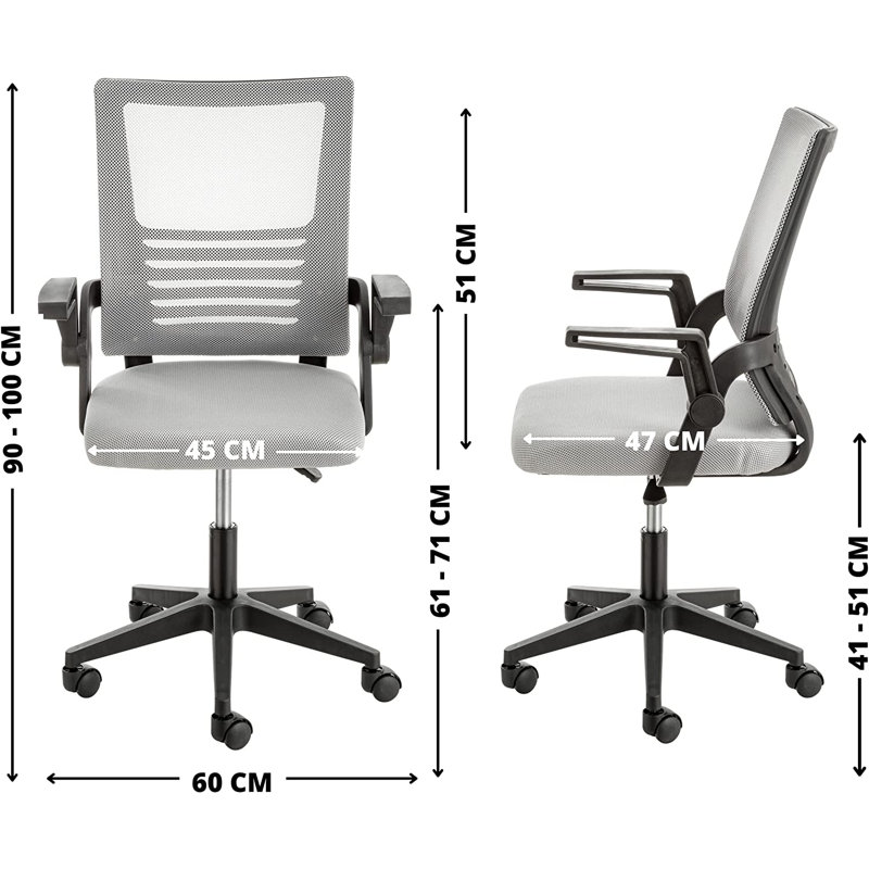 Office Chair, Grey