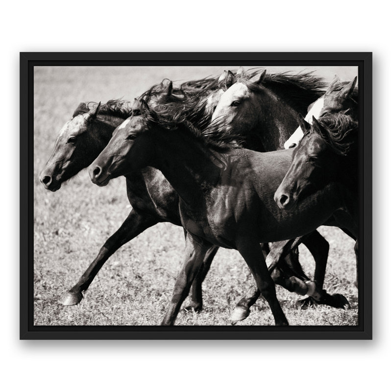 " Horses Racing ", 17.75" H x 21.75" W
