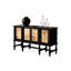 Buffet rétro en bois massif noir-1507690404-1507690402