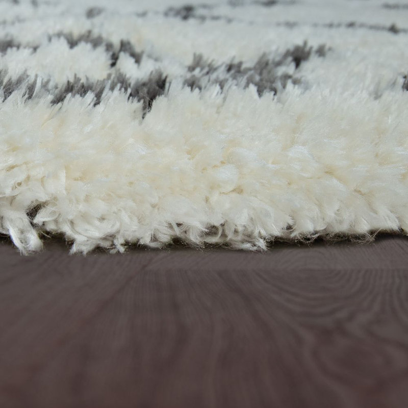 Stanwyck Geometric Shag Area Rug, Rectangle 160 x 230cm
