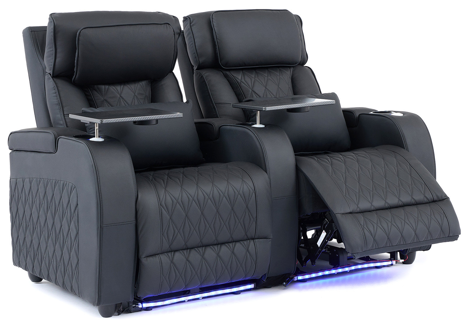 Ivy Bronx Home Theater Seating Top Grain Leather, Movie Theater Chairs ...