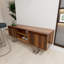 Meuble télé d'intérieur rustique, meuble télé 60 po avec rangement moderne