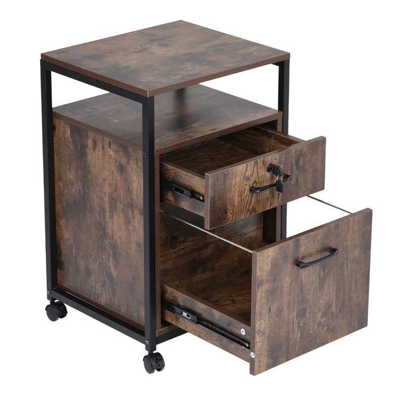 Metal Rectangle Accent Cabinet