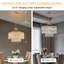 Lustre en cristal 6 lumières Modern Gold Modern