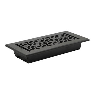 Grille en fonte d'aluminium Achtek 4 po x 10 po