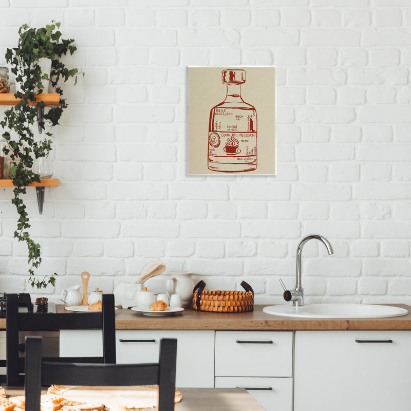 Plaque murale Minimal Liquor Essence, design par Melissa Wang