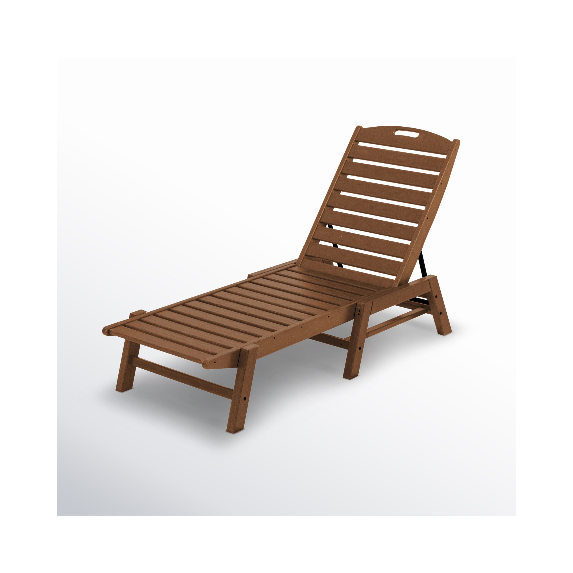  POLYWOOD Lakeside Chaise, Teak