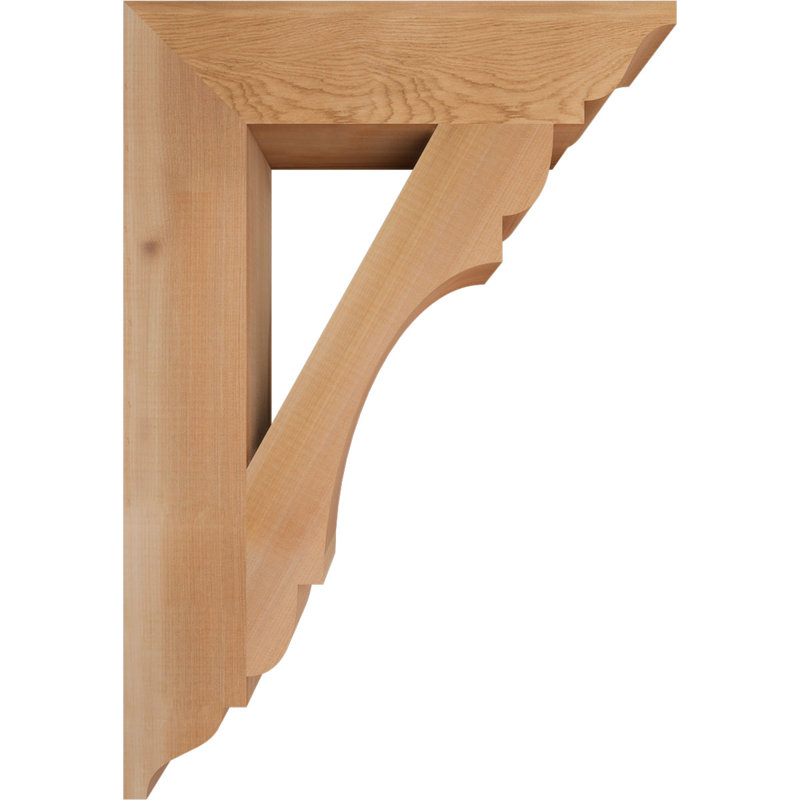 Support olympique traditionnel, H 26 po x l 3,5 po x P 18 po, Cèdre rouge de l'Ouest (lisse)