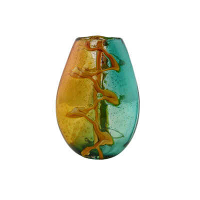 Vase en verre 10,5 po Ombre