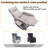 Outdoor 360° Swivel Rattan Recliner Chair-327090253-327090250