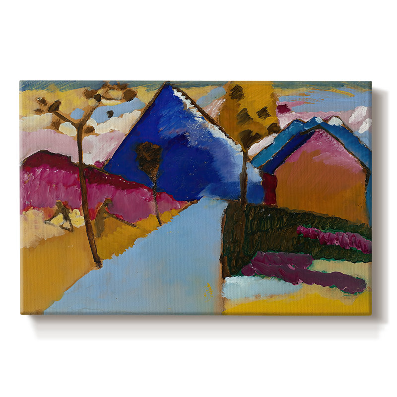 Mountain Landscape, Murnau-Wassily Kandinsky-Gallery Wrapped Canvas-c. 1908–1910, 8 x 12