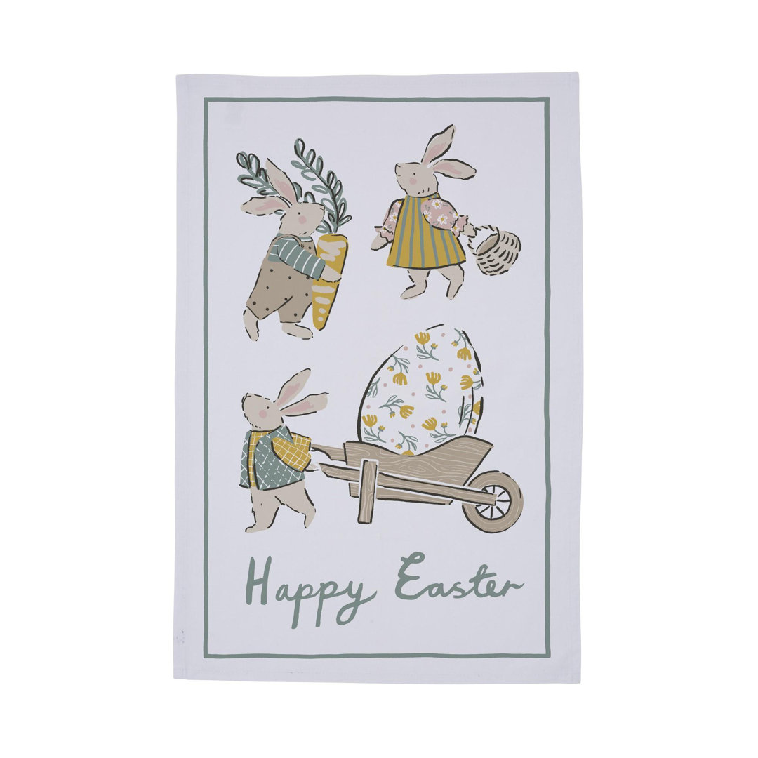 Happy Easter Tea Towel Kitchen Towel
