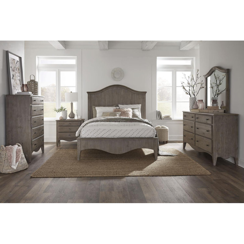 Bevier Solid Wood Piece Bedroom Set