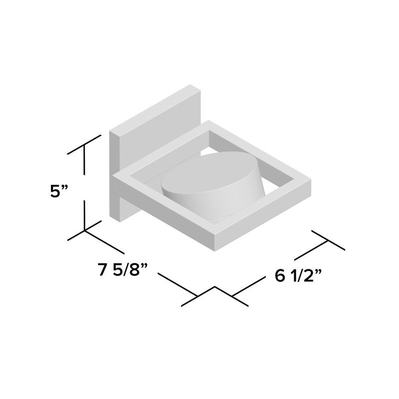 Garridan Dimmable LED Bath Sconce, Brushed Nickel
