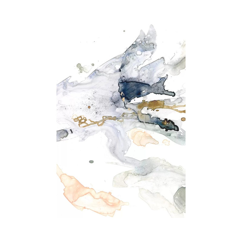 Organic Interlace II by Victoria Borges - Wrapped Canvas Painting, 20.32 cm H x 30.48 cm W