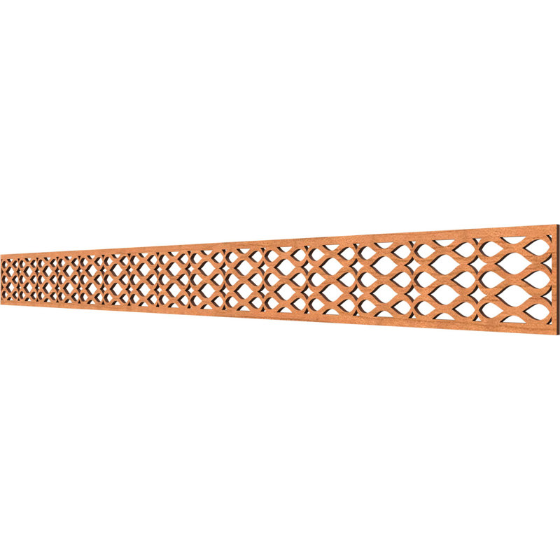 Moulure de panneau Somerset, Cerisier, H 4 po x l 46,375 po x P 0,25 po