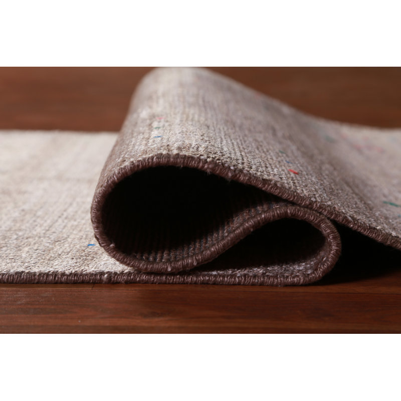 Tapis brun brun Gabbeh 3x12