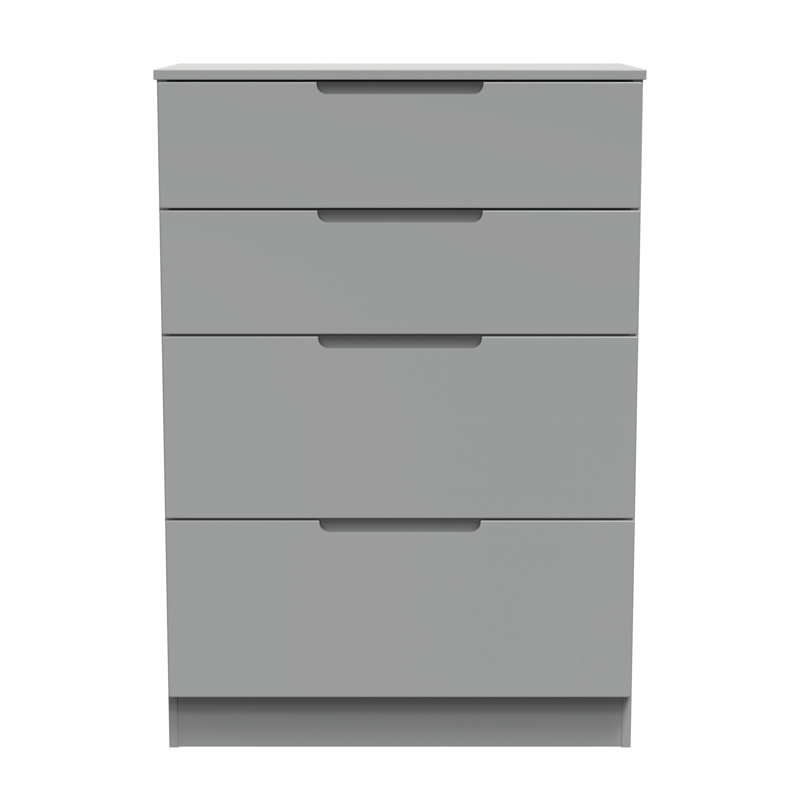 74cm W 4 - Drawer Chest of Drawers, Grey