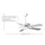Ventilateur de plafond standard à 5 pales 52 po avec chaînette Ragnar-27773221