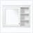 Wall Mounted Medicine Cabinet Mirror 1 Adjustable Shelf