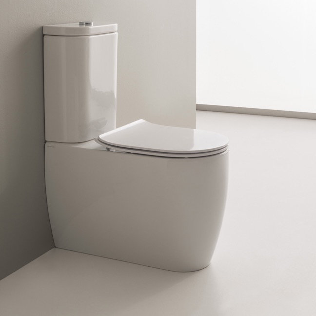 Toilette allongée deux pièces Moon 1,2 GPF (siège inclus)