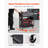 5-Tier Tool Cart on Wheels 400 lb Rolling Work Cart with Drawer & Pegboard