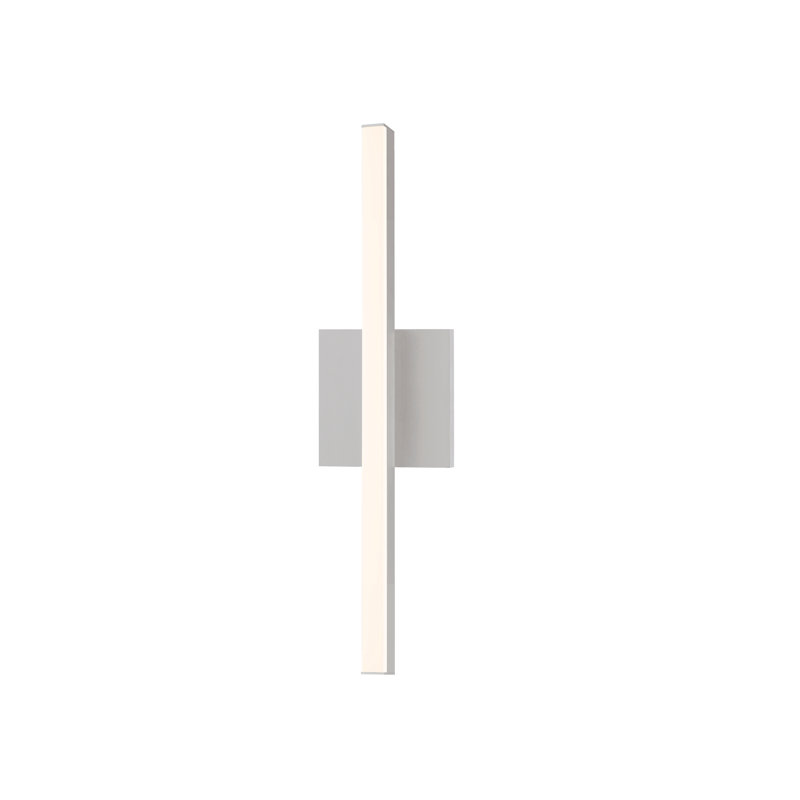 Stix 1 - Light LED Bath Bar, Bright Satin Aluminum
