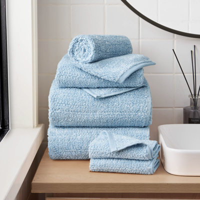 Lucky Brand Luxurious Boucle 6 Piece Premium Bath Towel Set