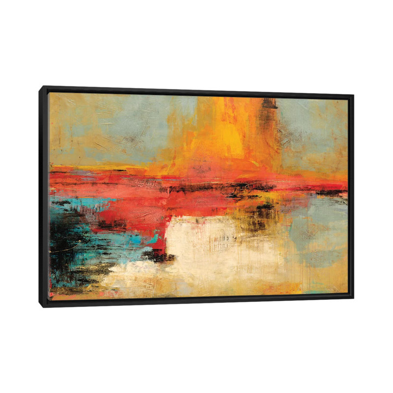 «Acertijo» - Reproduction, H 40 po x l 60 po x 1,5 po, Toile avec cadre noir