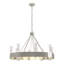 Banded 8 - Light Unique / Statement Wagon Wheel Chandelier-71638877-38841458