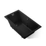 Tea-for-Two® 66" x 36" Dop-In Effervescence Whirlpool Bath with Spa Package