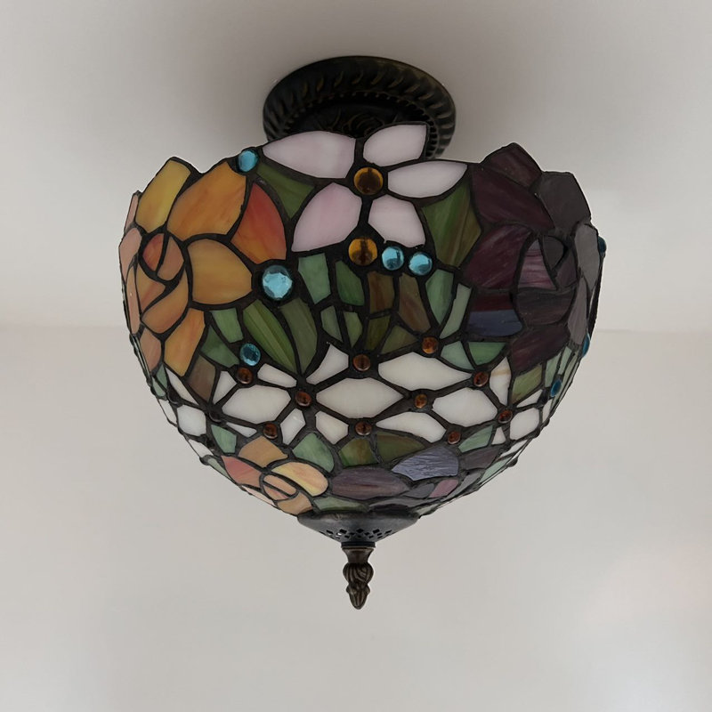 Tiffany Glass Flush Mount