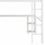 Loft Bed Frame With Built-In Wardrobe,Desk And Storage Shelves