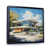Black Floater Framed