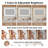 Retractable Makeup Vanity Desk With Mirror And Lights, 2 Drawers, Storage Shelves, Adjustable Cabinet, Power Outlet And A Stool-935610207