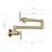 Wall Mount Folding Kitchen Pot Filler Faucet-117238255