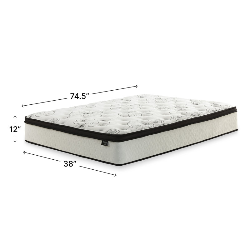 Matelas hybride ultra moelleux 12 po Chime, Simple