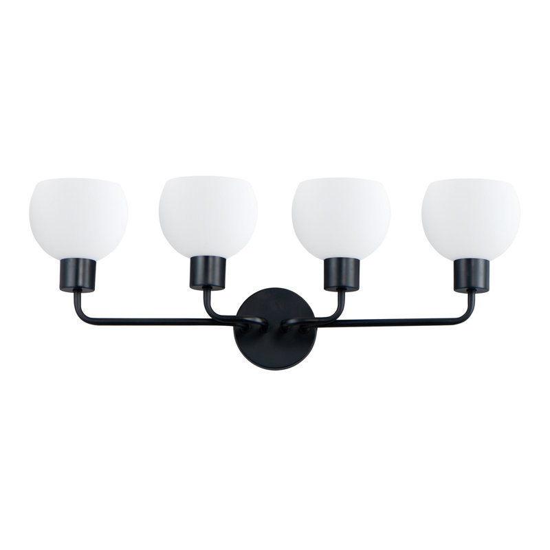 Stackpole 4 - Light Dimmable Vanity Light, Black