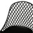 Stylish Outdoor Seating - Lily Chair In Black Polypropylene With Construction And Weather Resistance, 32.48 In. Height Elegant Chair Resistance Modern Design, 17.72 Depth, 9.57 Lb Weight-1372665048