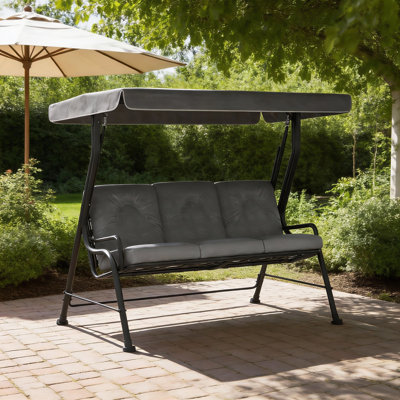 3 Person Porch Swing with Canopy