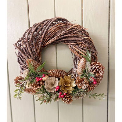 Fresh (Live) 35cm Wreath